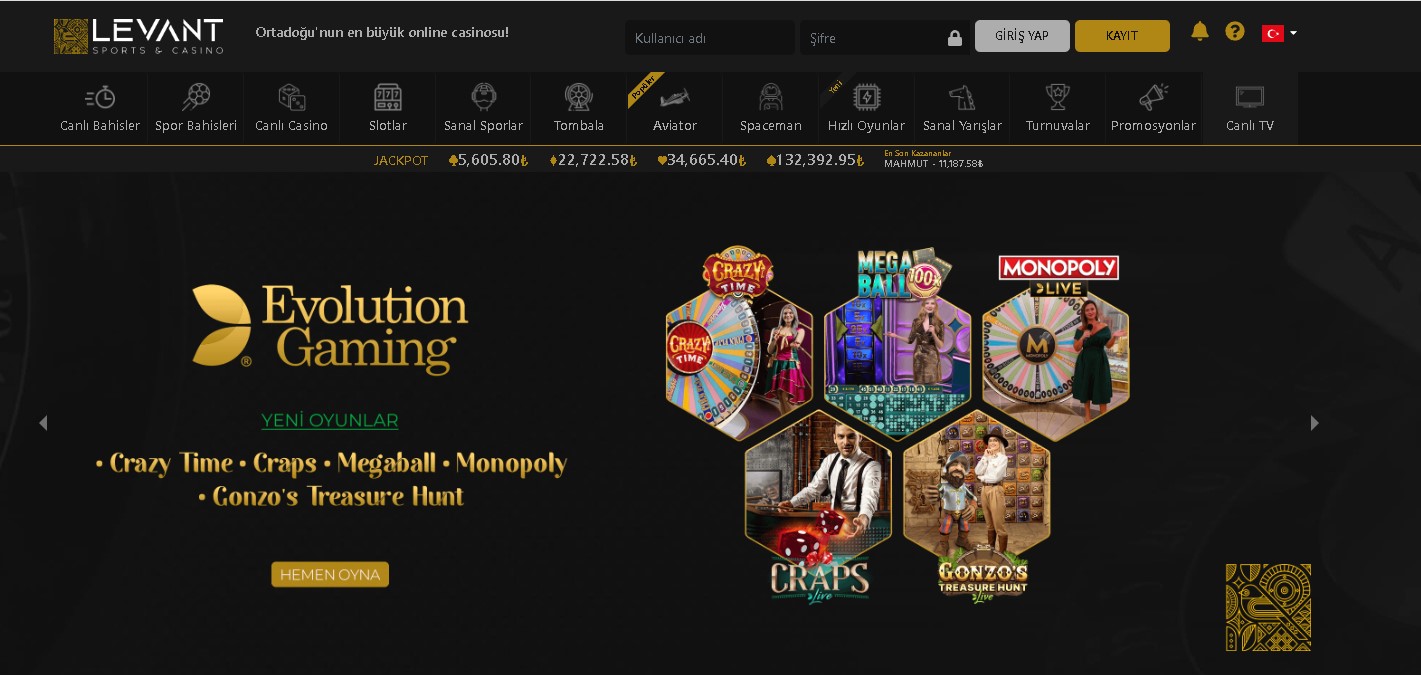 Casinolevant Destek Web Sitesi