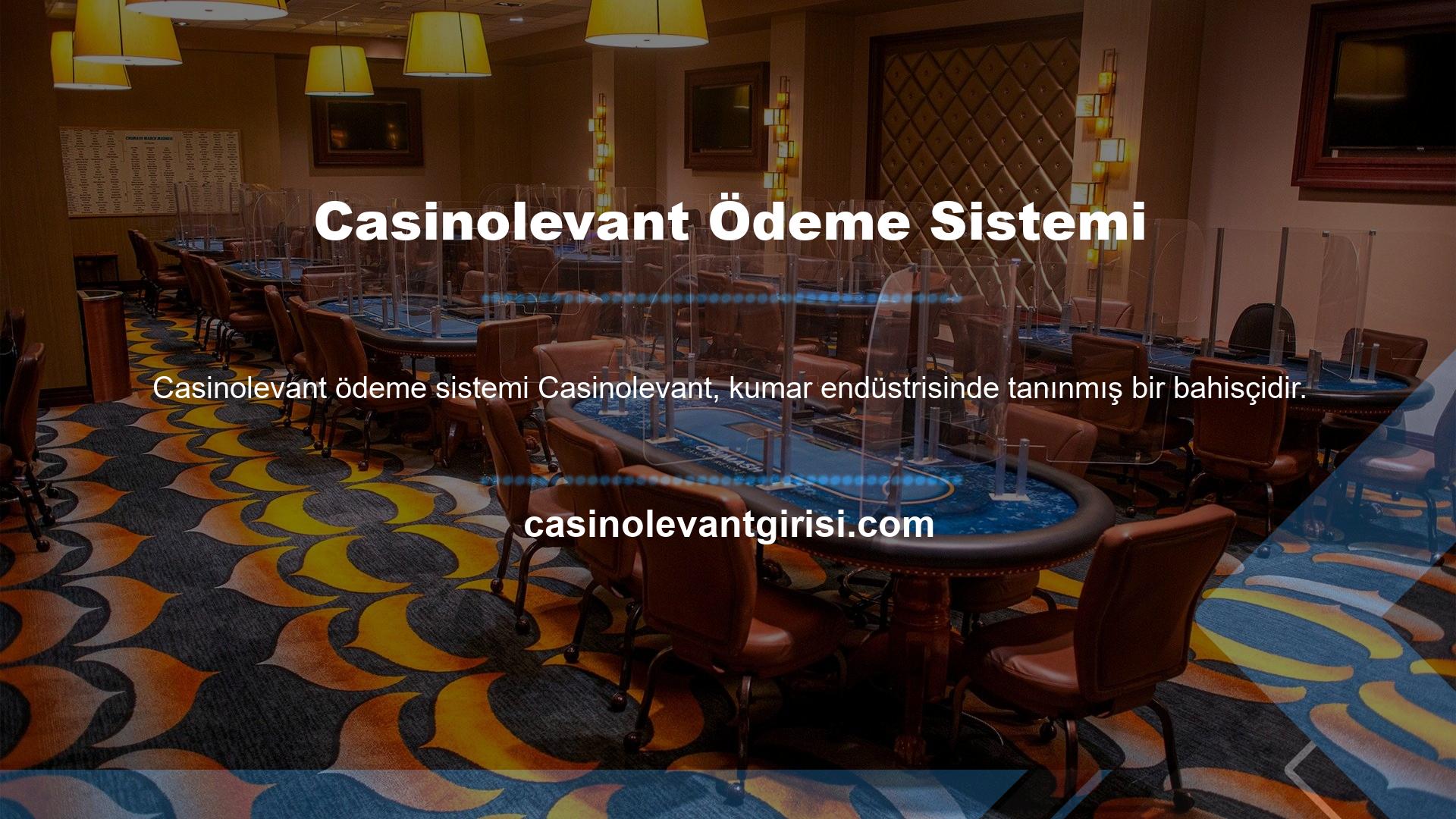 Casinolevant, çoğu ülkeden birçok üyesi olan güvenilir ve kazançlı bir bahis adresidir