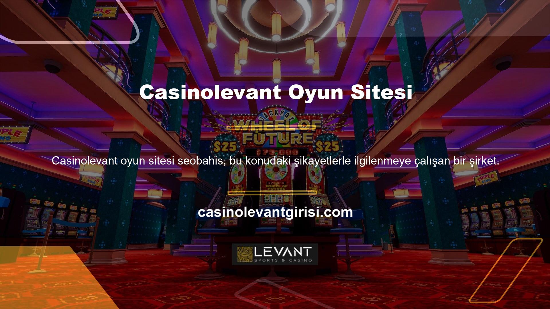 Casinolevant bu tavrı kullanıcılar üzerinde derin bir etki yaratmaya devam ediyor