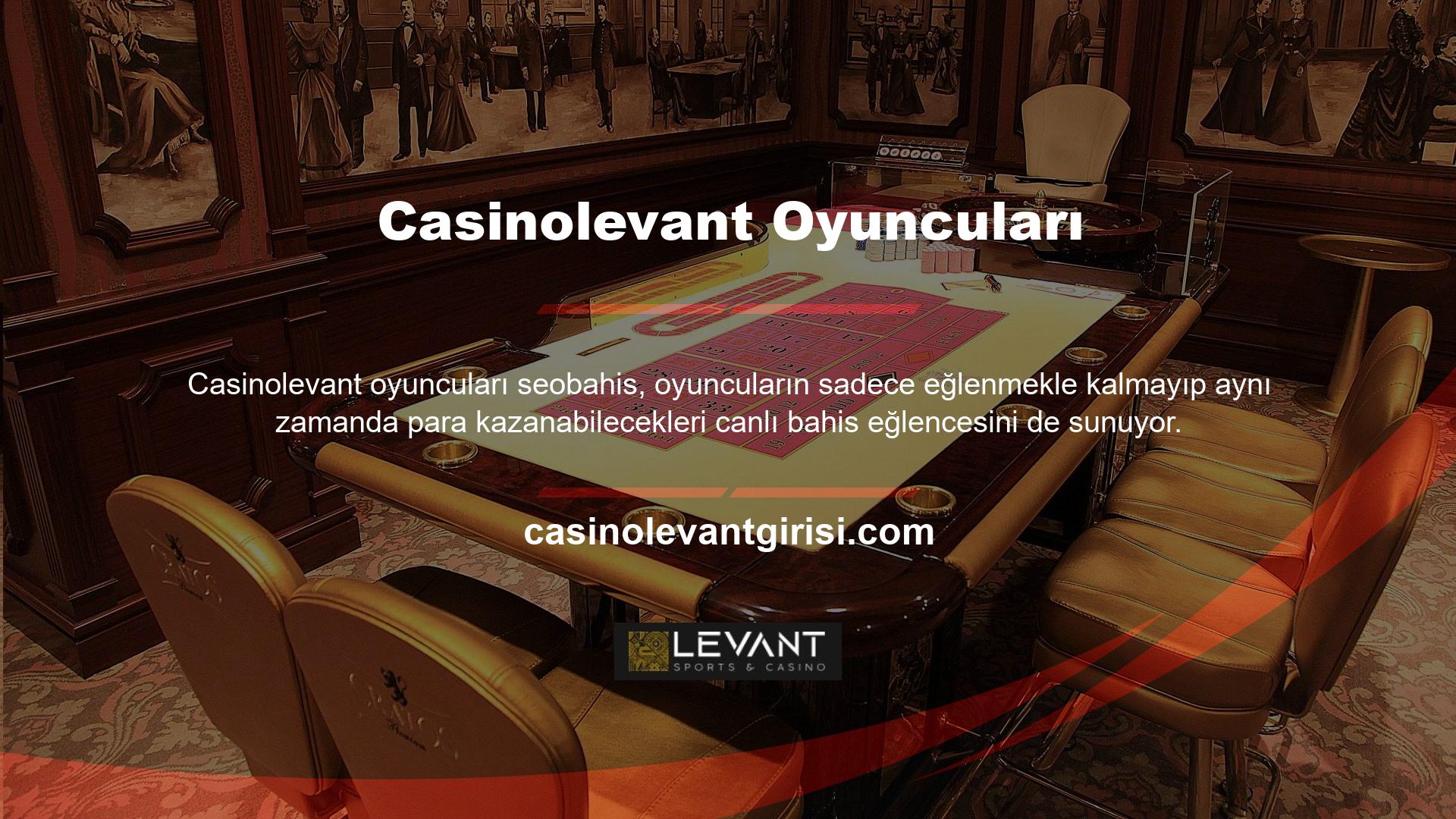 Ülkemizin en iyi yasadışı casino sitesi olan ülkemizde casino hizmeti veren Casinolevant üyelerinin sayısı her geçen gün artmaktadır